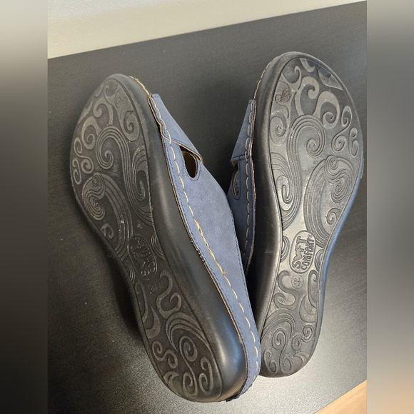 Soft Comfort Memory Foam Blue Slide Sandals for Spring Summer - Picture 4 of 4